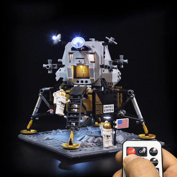 LED Light Lighting Kit For LEGO 10266 Apollo 11 Lunar Lander Building Brick