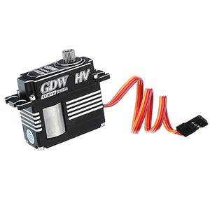 GDW DS590MG 12KG Coreless Metal Gear Digital Servo For SAB505 XL520 ALZRC 500X RC Helicopter 50E/70E RC Airplane