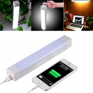 5W LED Portable Multifunctional Rechargeable Camping Tube Home Outdooors USB Emergency Power Bank