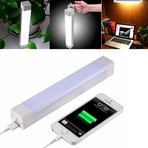 5W LED Portable Multifunctional Rechargeable Camping Tube Home Outdooors USB Emergency Power Bank