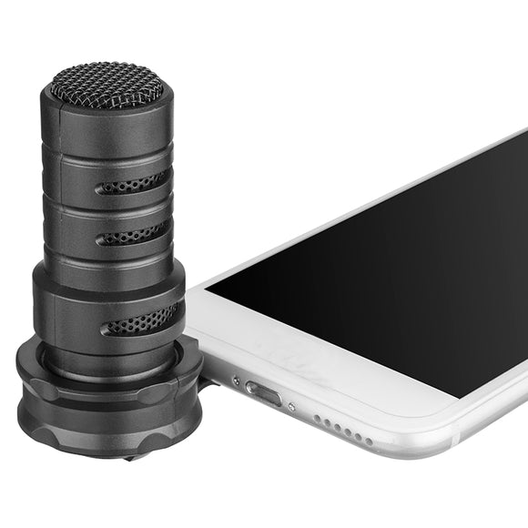 BOYA BY-A7H 3.5mm Capacitor HD Noise Reduction Microphone Mic for Mobile Smartphone Live Broadcast