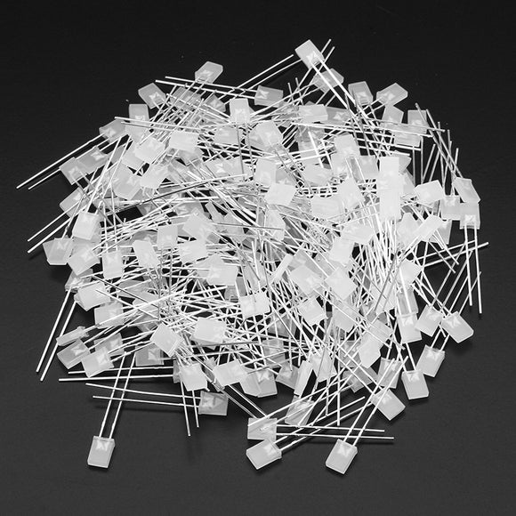White To Red Fog Square 2*5*7mm LED Light Emitting Diode For 8*8*8 Light Cubic