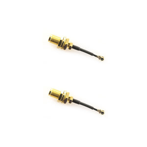 2PCS Flexible SMA Female to UFL RF Adapter Connector Cable 25mm