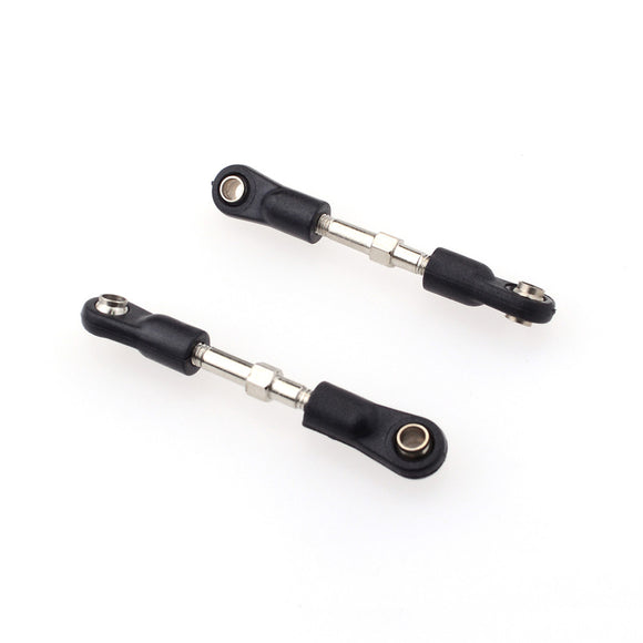 2PCS ZD Racing 6050 Steering Rod for MT-16 9051 9053 9055 1/16 RC Car Vehicles Model Spare Parts