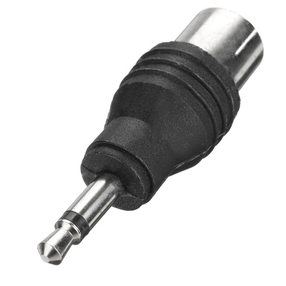 3.5mm Mono Plug To Coaxial Socket Adapter DAB Radio Aerial Connector