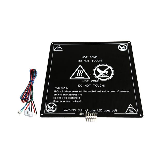 Anet 220x220x3mm 120W 12V MK3 Upgraded Aluminum Board PCB Heated Bed With Wire For 3D Printer