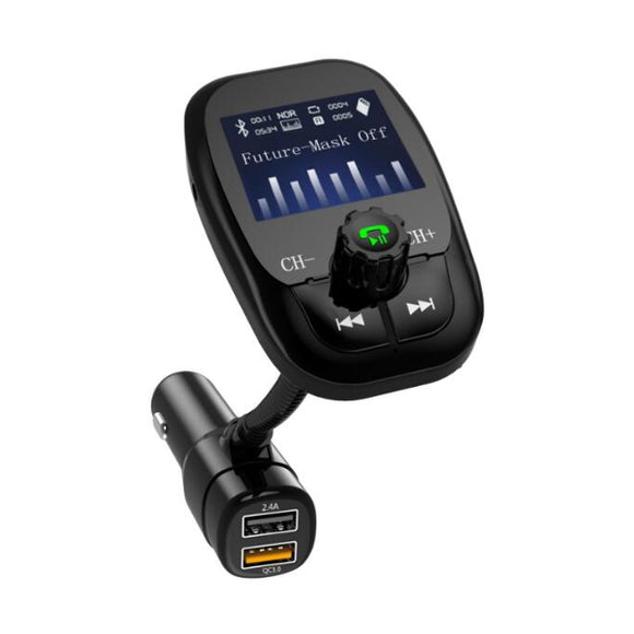 iMars Dual USB Fast Car Charger Hands free FM Transmitter MP3 Player Car bluetooth Adapter
