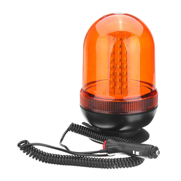 18W IP65 LED Magnetic Mount Rotating Flashing Amber Dome Beacon Recovery Car Warning Signal Light