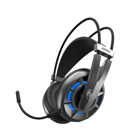 SOMiC G939AIR 2.4GHz Wireless 7.1 Channel Surround Sound Stereo Gaming Headphone Headset with Mic