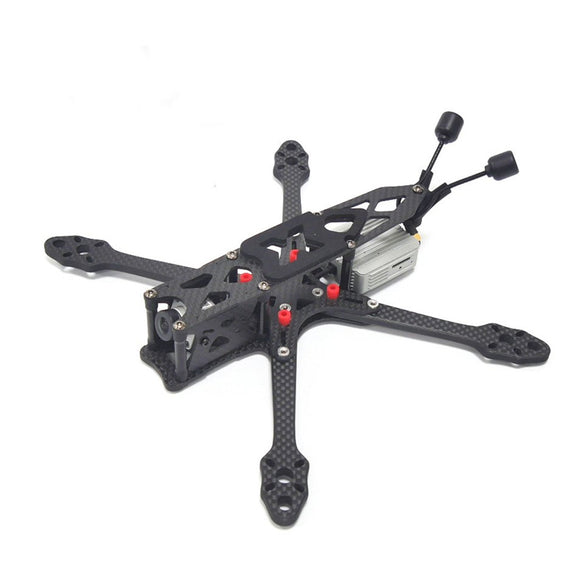J5 Rack 210 Preset Shock Absorption Carbon Fiber Frame Kit 5.5MM Arm for DJI FPV RC Drone