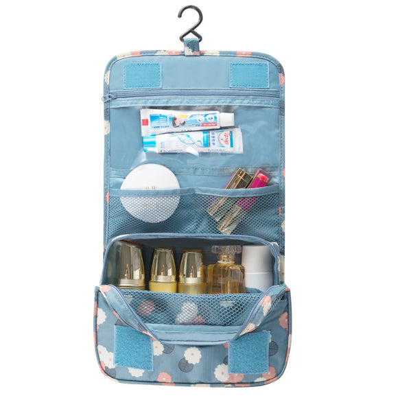 IPRee Outdoor Travel Wash Bag Portable Waterproof Cosmetic Makeup Organizer Storage Bag With Hook