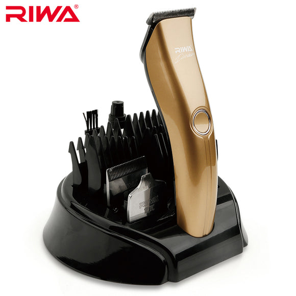 RIWA X4-2 Multifunction Cordless Hair Trimmer Rechargeable Hair Clipper Kit Equipped with Convenient Base for Men Kids