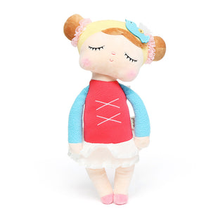Metoo Angela Lace Dress Rabbit Stuffed 33CM Plush Dolls Toy For Children Girl Kids