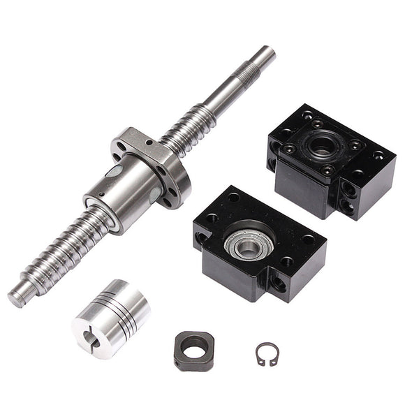 SFU1605 200mm Ball Screw with BK12 BF12 Support and Coupler
