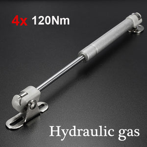4X 120Nm Hydraulic Gas Strut Lift Support Door Cabinet Hinge Spring