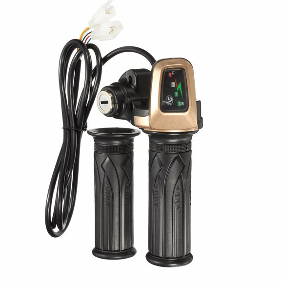 24V/36V Throttle Twist Grip Power Display for 22mm 7/8inch Handle Scooter E-Bike