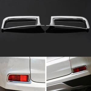 2pcs Rear Fog Light Cover Guard Plating Lamp Cover For Honda CR-V 2015 2016