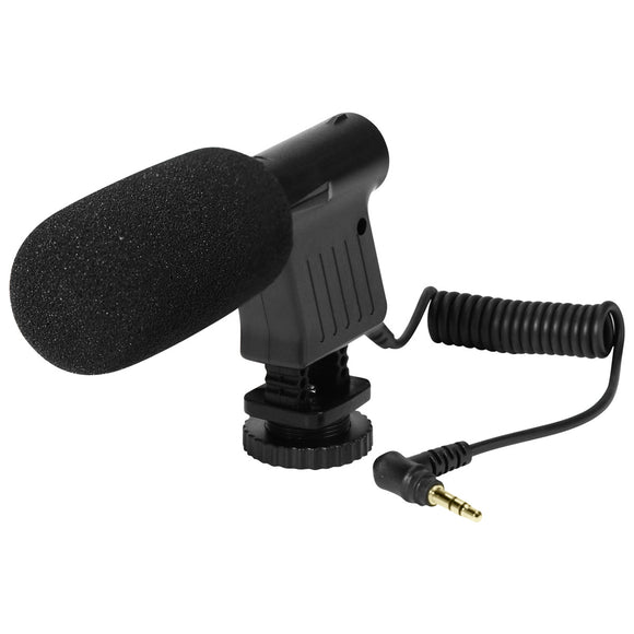 3.5mm Professional Recording Microphone Digital Video DV Camera Studio Stereo Camcorder for Canon Pentax SLR Camera