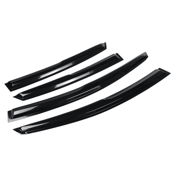 4Pcs For Nissan Sentra B17 2013-2017 JDM Style Plastic Exterior Visor Vent Shades Window Sun Rain Guard Deflector