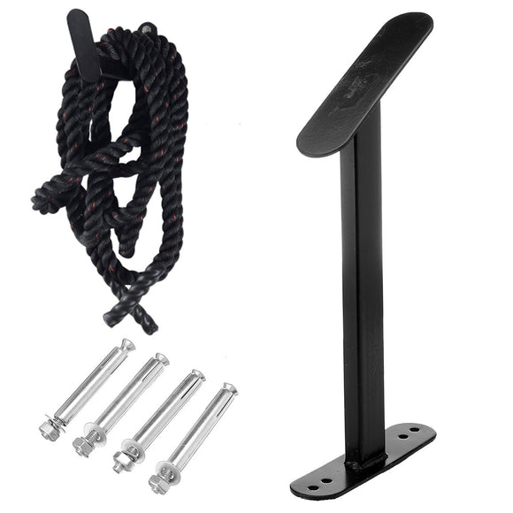 Wall Mounted Battle Rope Hanger Bracket Fitness Training Exercise Storage Kit