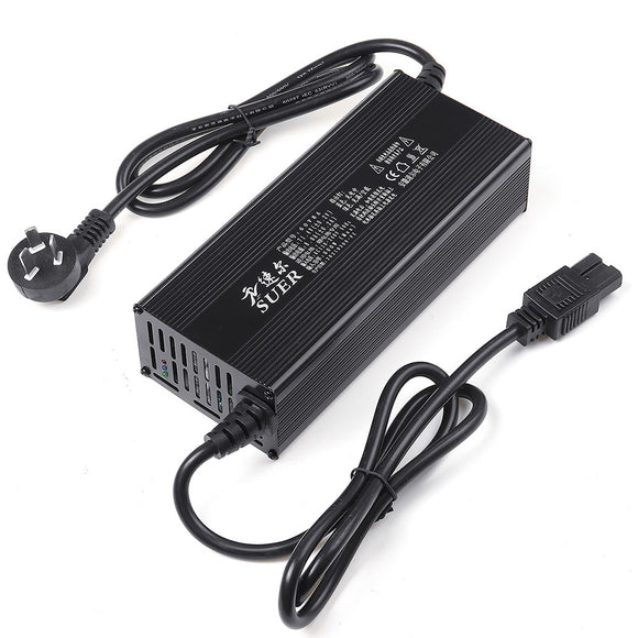 71.4V 8A Intelligent Battery Charger Lithium Battery Fast Charging Aluminum Shell For Electric Balance Scooter Vehicle Bicycle Bike