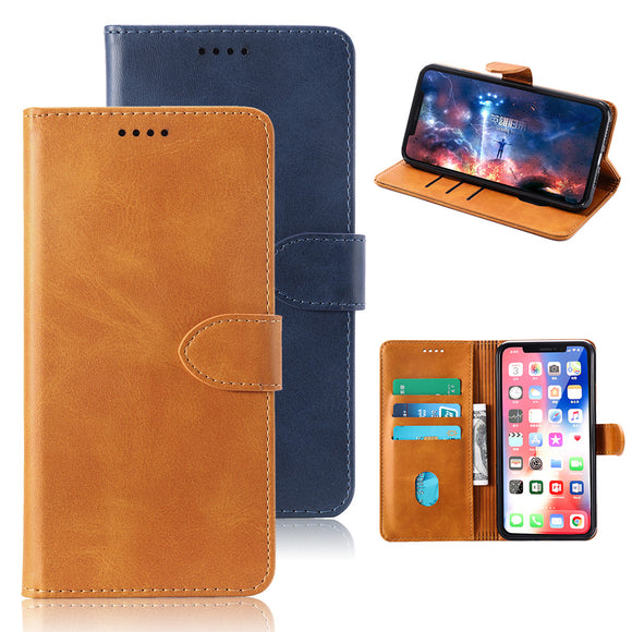 Bakeey Flip Card Slot Wallet Shockproof PU Leather Full Body Protective Case For UMIDIGI A5 PRO
