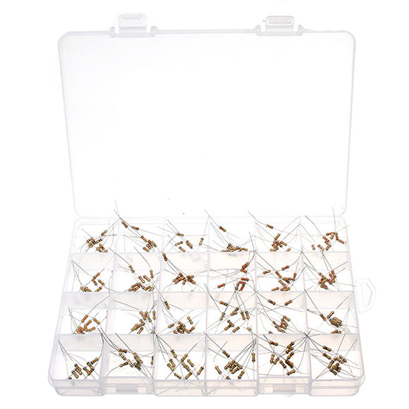 10k-200k Resistance Kit 1/4W 0.25W Carbon Film With Component Box