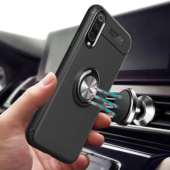 Bakeey 360 Rotating Ring Holder Magnetic Adsorption Shockproof Protective Case for Xiaomi Mi9 SE