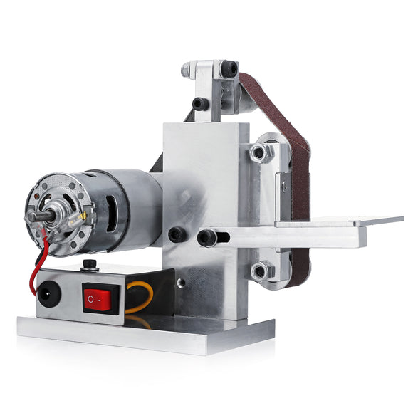 220V DIY Mini Belt Sander Apex Edge Sharpener Grinding Polishing Machine