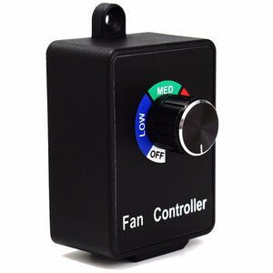 AC 120V 5A 600W Fan Variable Speed Controller Electric Motor US Plug