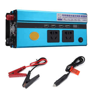DC 12V to AC 220V 1000W Power Inverter 4 USB Port Modified Sine Wave Converter