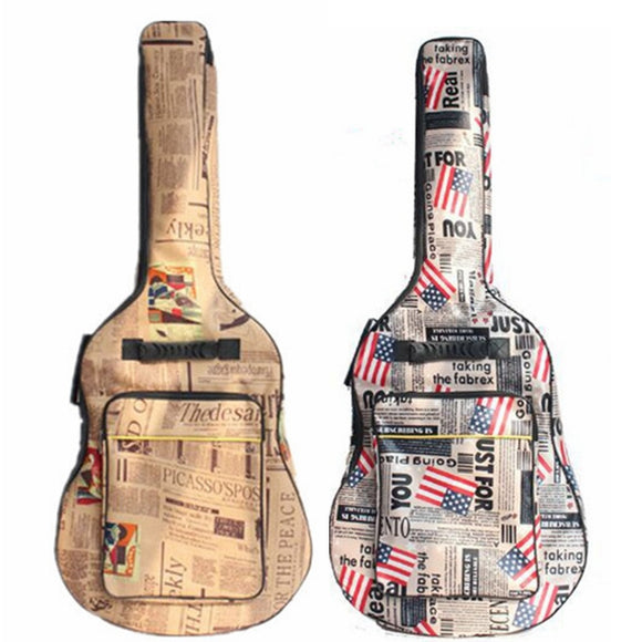 41 Inch Water-resistant Oxford Cloth Double Padded Straps Guitar Gig Bag Guitar Carrying Case