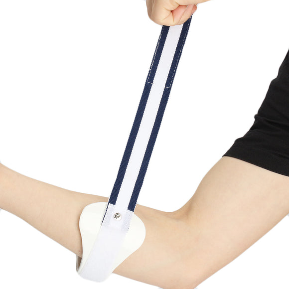 Tennis Golf Elbow Support Brace Strap Band Forearm Protection Tendon White
