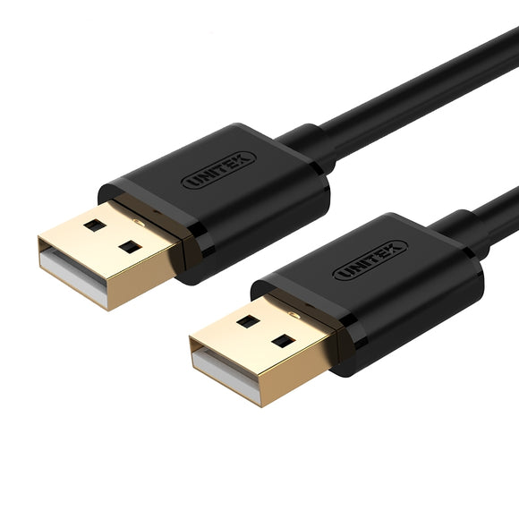Unitek USB 2.0 Male to Male 4.92ft/1.5m Data Cable for Mobile Hard Disk Digital Equipment