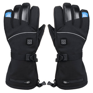40-60 100-140 Touch Screen Heated Gloves Full Finger For Skiing Motorcycle Riding Cycling
