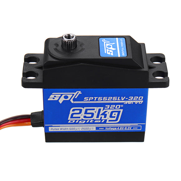 SPT Servo SPT5525LV-320 25KG Digital Servo 320 Metal Gear Large Torque Servo For RC Robot