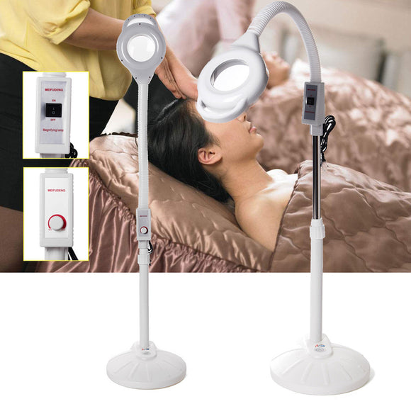 16x LED Magnifying Floor Table Lamp Magnifier Glass Facial Light Stand