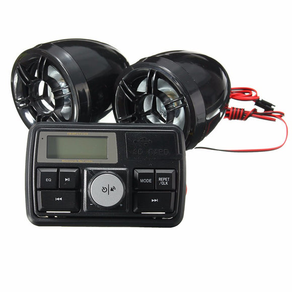 Motorcycle Handlebar Stereo System Radio Amplifier MP3 Speakers with bluetooth Function