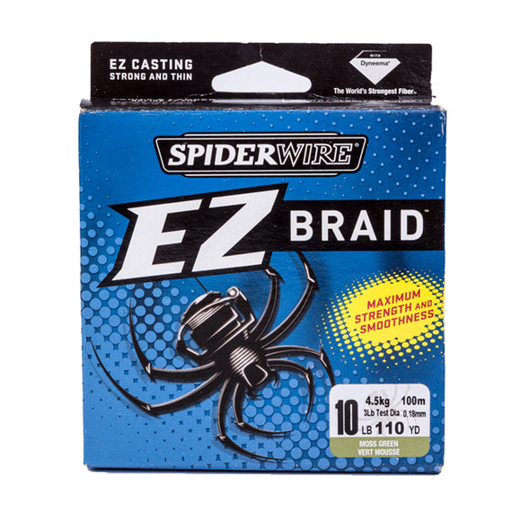 Spiderwire EZ 100M PE Braided Wire Dark Green Lure Fishing High Drag Power Fishing Line