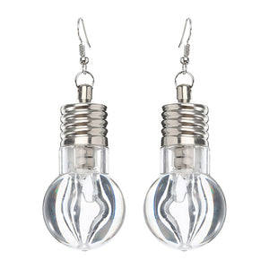 Cute LED Bulb Flashing Earrings Party Accessories for Women