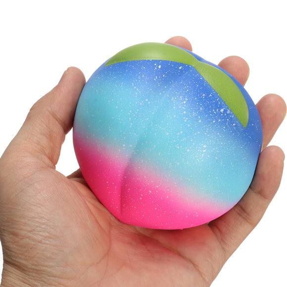 Squishy Jumbo Half Peach 9cm Slow Rising Fruit Collection Gift Decor Toy