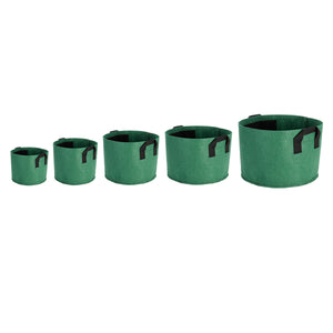 1/2/3/5/7/10Gallon Felt Non-Woven Pots Plant Grow Bag Planting Pouch Container Nursery Seedling Planting Breathable Barrel