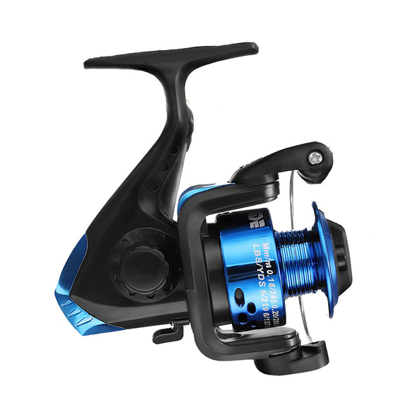 ZANLURE 200 5.1:1 3BB Plastic Blue Spinning Fishing Reel Bass Trout Sea Fishing Wheel