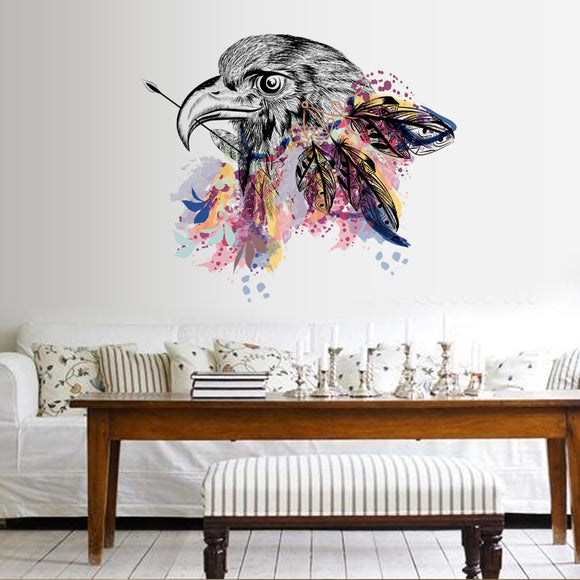 The Eagle Stickers Wall Sticker Bedroom Decor Hark Wall Stickers Home Decor PVC DIY Art Decals