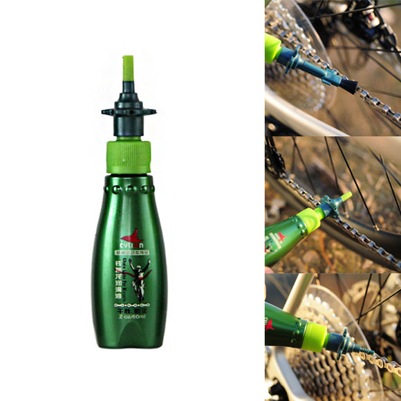 CYLION 1 Bottle 60ml Bicycle Chain Lube Bike Gear Lubricant Oil Cleaner Repair Tool