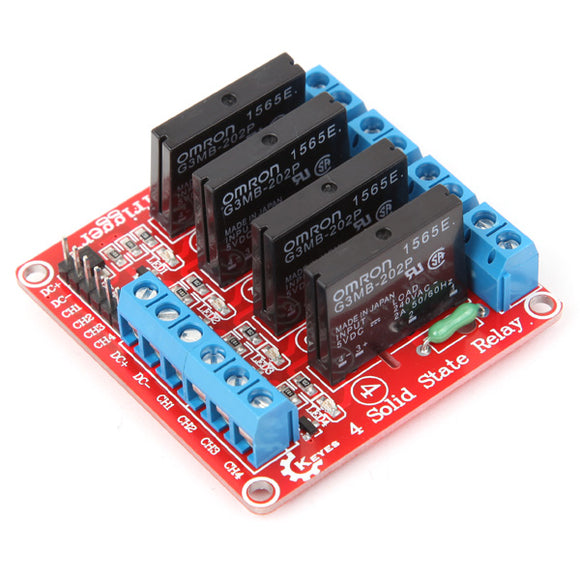 3Pcs Four Way Solid State Relay Module For Arduino
