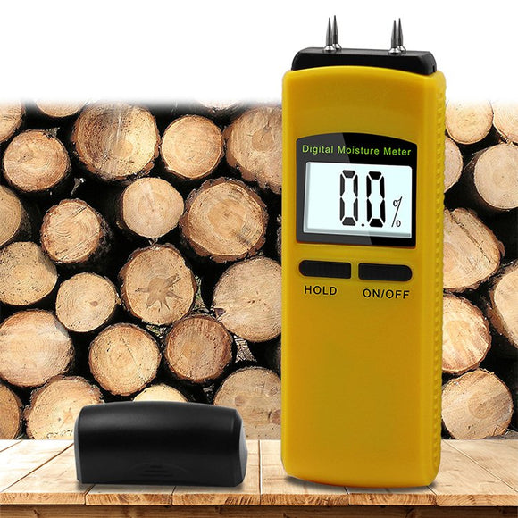 Drillpro 10-40% Digital LCD Display Wood Moisture Meter Humidity Tester Timber Damp Detector