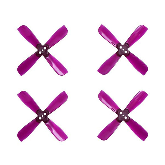 10 Pairs Gemfan 2035 2X3.5X4 4 Blade 1.5mm Mounting Hole CW CCW Propeller Purple for RC Drone