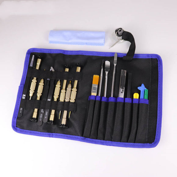 KGX K-1103 22 in 1 Repair Opening Steel Disassembly Maintenance Tool Kit Smart Phone Notebook Tablet Professional Screwdriver Repair Tools