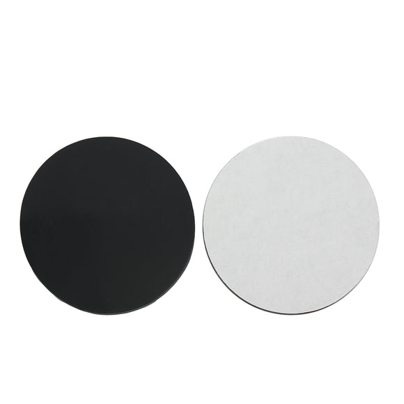 100Pcs 32mm Round Black Silicone Oval Model Bases Support for Wargames Table Games Warhammer 40K